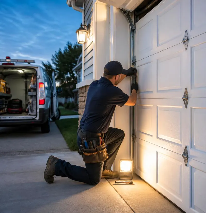 Off Track Door Repair in Minneola